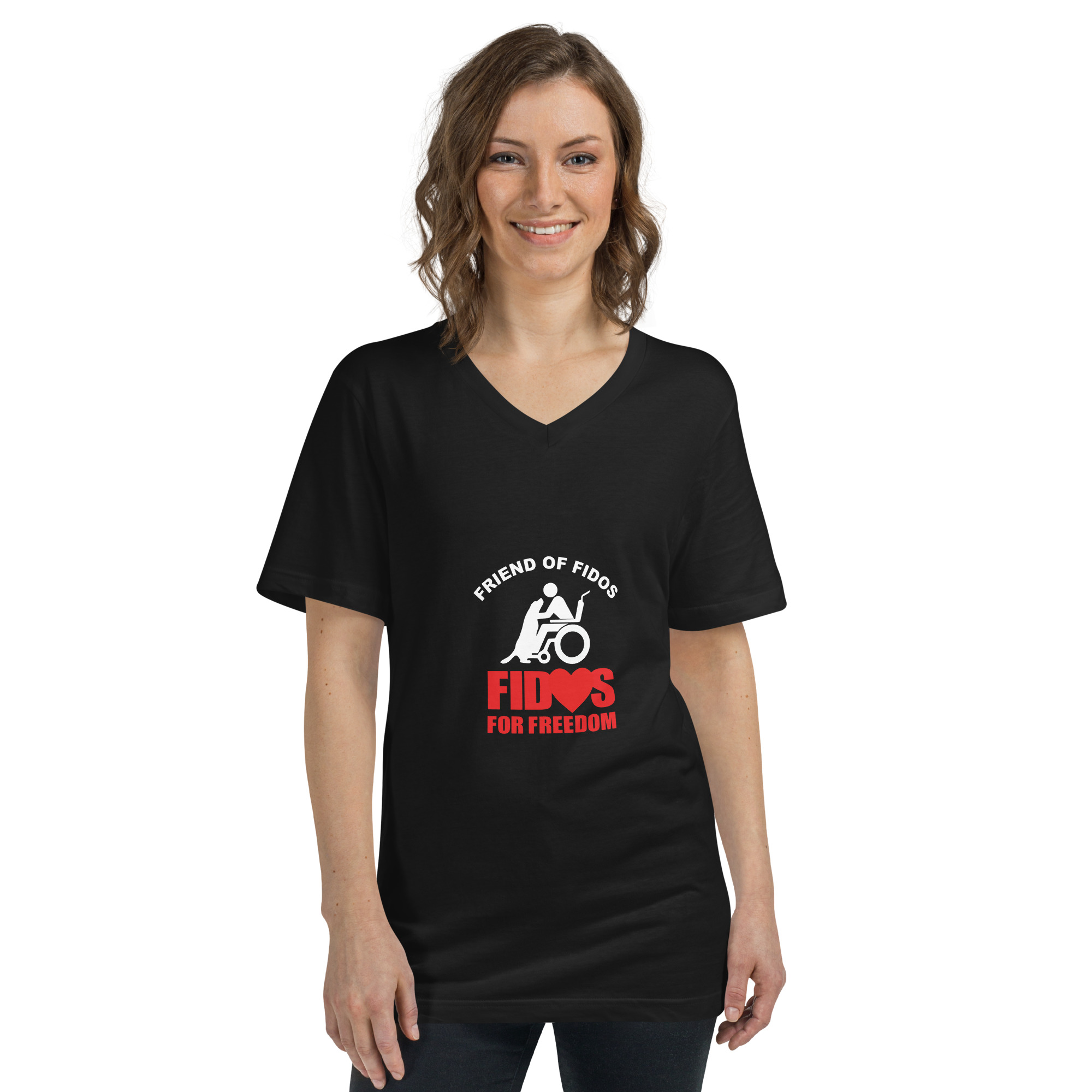 Women’s Unisex Short Sleeve V-Neck T-Shirt